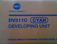 Блок проявки ( Developer unit ) Konica Minolta DV-311C голубой Cyan для bizhub C220/C280/C360 A0XV0KD оригинал