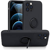 Силіконовий чохол із підставкою Wave Ring для iPhone 12 Pro Max