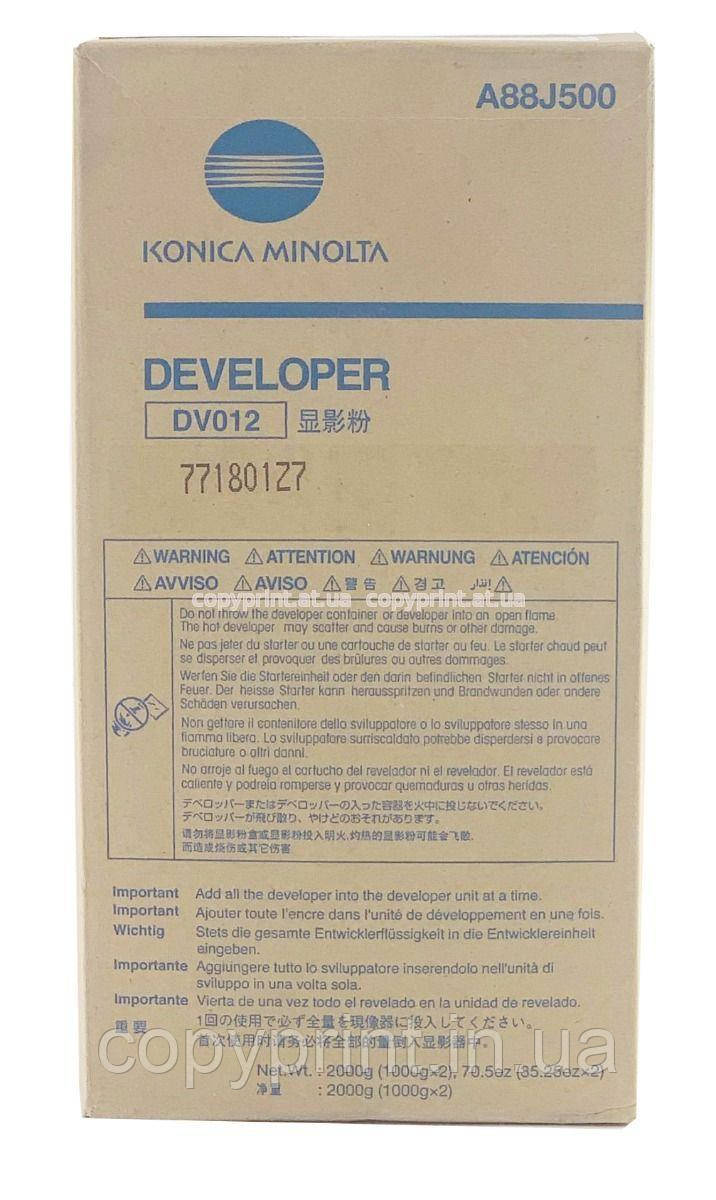 Девелопер (Developer) DV012 для Konica Minolta bizhub PRO 1100, ресурс 900 000 од (A88J500) оригінальний, фото 1