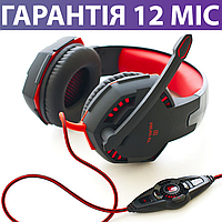 Игровые наушники REAL-EL GDX-8000 USB, с микрофоном, геймерские, игровая гарнитура для пк и ноутбука