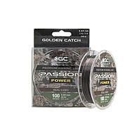 Леска Golden Catch Passion Power 100м 0.309мм Real Camo