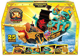 Набір Treasure X Затонувальний Корабель зі скарбами Treasure X Sunken Gold Treasure Ship 25 рівнів Оригінал