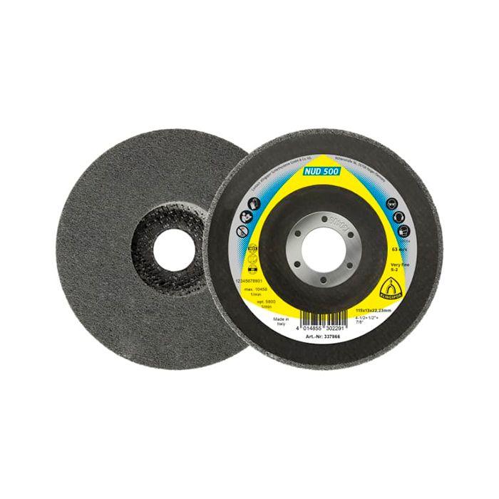 Нетканий пелюстковий шліфувальний круг Klingspor NUD500 VU CO125X13X22,23 (337861)