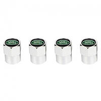 Ковпачки на ніпель для Ленд Ровер / Рендж Ровер Alitek Short Silver Range Rover, 4 шт.