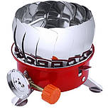 Портативна газова плита, балон, гуртка | Портативна газова пальник з п'єзопідпалом, фото 4