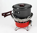 Портативна газова плита, балон, гуртка | Портативна газова пальник з п'єзопідпалом, фото 5