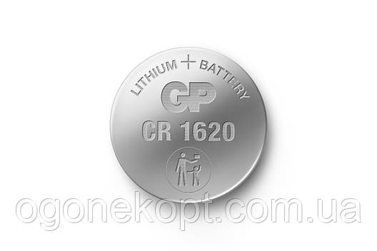 Батарейки GP-Lithium Cell CR1620 CR1620-U5 Li-Ion 3V, фото 3