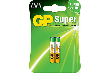 Батарейки GP Super Alkaline AAAA 25A 1.5V 25A-U2