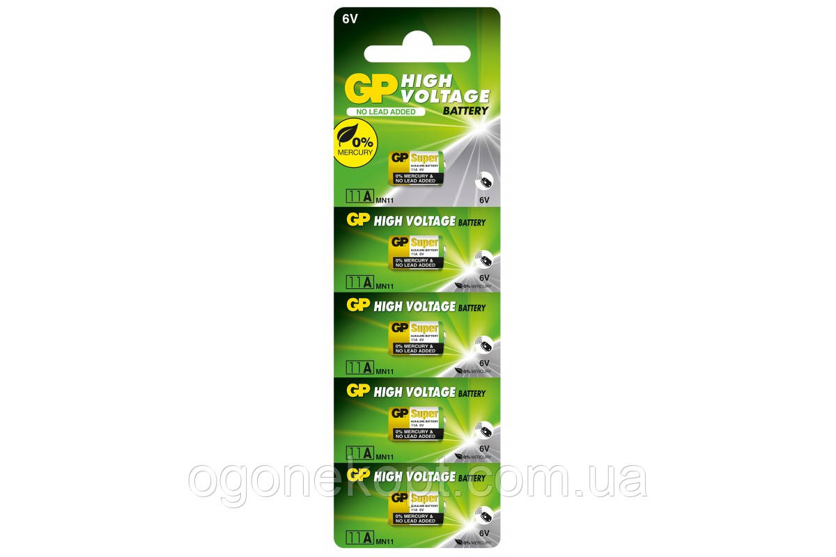 Батарейка GP 11A-U5, 6V Alkaline