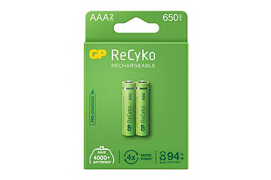 Акумулятори GP ReCyko+ 65AAAHCE-U2, 1.2V