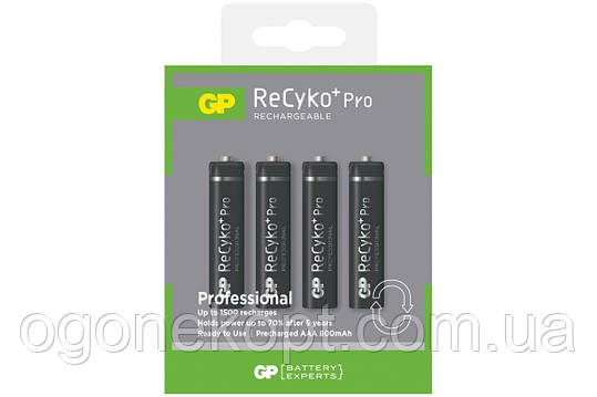 Акумуляторна батарейка GP ReCyko+ Pro Professional 85AAHCBN-U4, 1.2V, фото 2