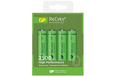 Акумуляторна батарейка GP ReCyko+ 2500AAHCE-U4, 1.2V