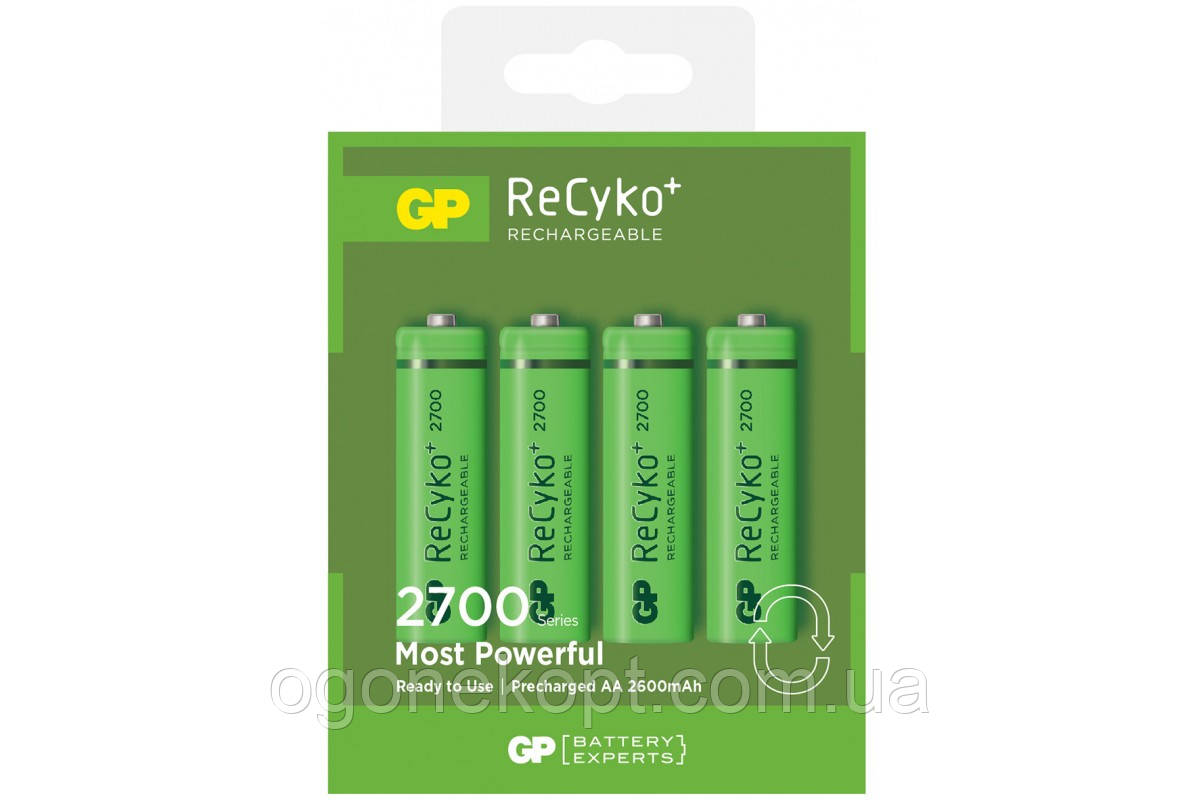 Акумуляторна батарейка GP ReCyko+ 2700AAHCE-U4, 1.2V