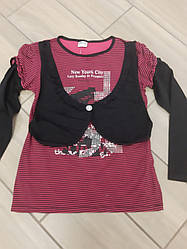 Кофта в полоску на дівчинку підлітка 176 ріст