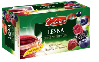 Чай у пакетиках фруктовий пакетований чай Лісова ягода з ароматом лісових ягід 20 шт*1,7г TM Celmar