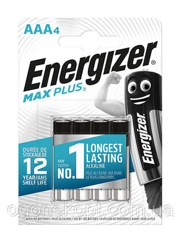 Energizer max Plus Alkaline AAA LR-3, фото 2