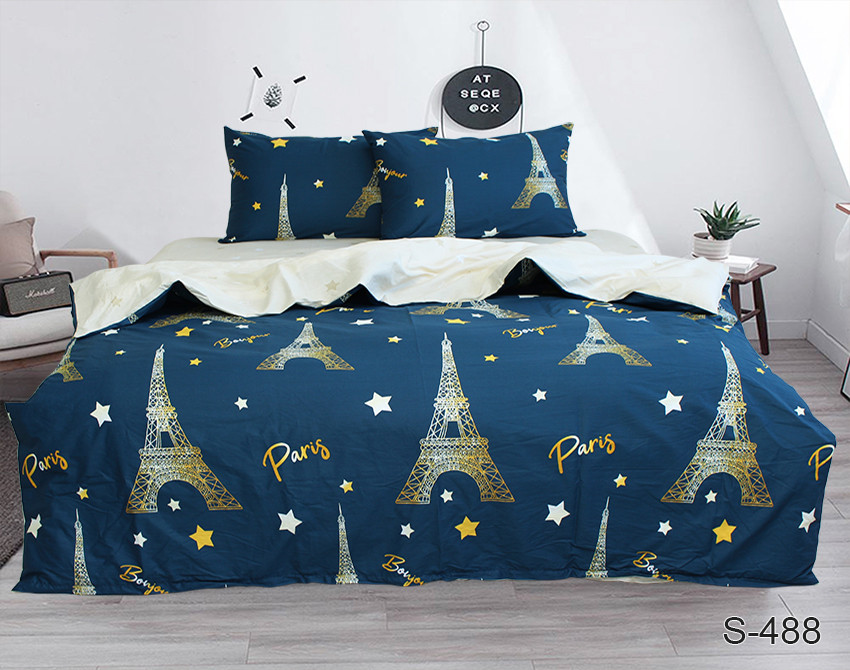 Комплект двоспальний сатин з компаньйоном ТМ TAG S488, фото 1