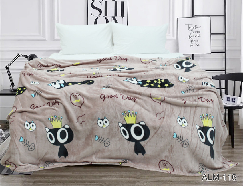 Плед велсофт (мікрофібра) 160х220см ALM-116 ТМ TAG