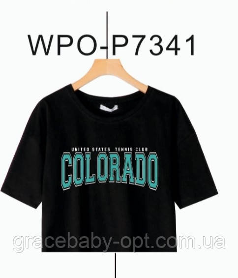 Футболка-топ жіноча оптом, Glo-story, XS,S,M,L,XL pp, № WPO-P7341