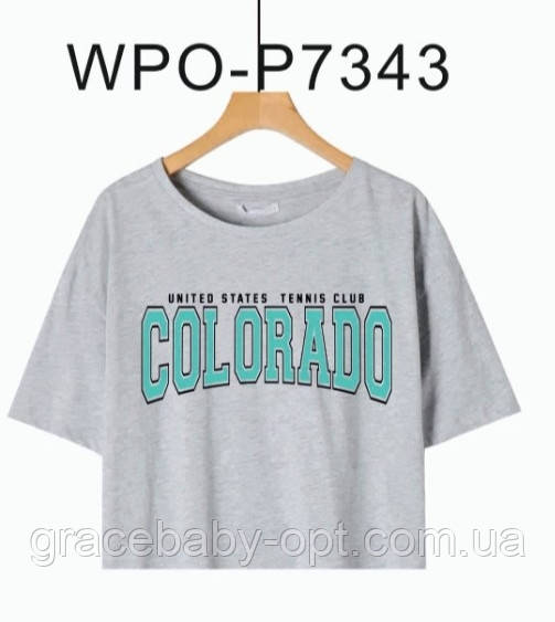 Футболка-топ жіноча оптом, Glo-story, XS,S,M,L,XL pp, № WPO-P7343