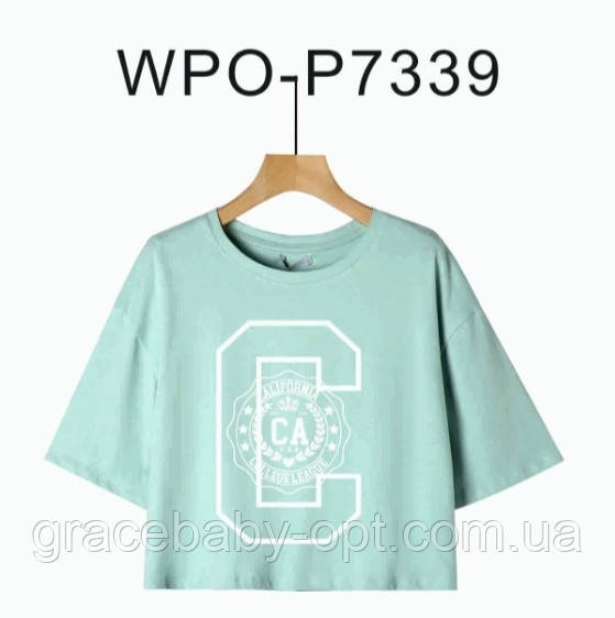 Футболка-топ жіноча оптом, Glo-story, XS,S,M,L,XL pp, № WPO-P7339