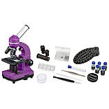 Мікроскоп Bresser Biolux SEL 40x-1600x Purple із адаптером для смартфона (8855600TJ5000), фото 9