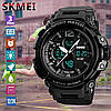 Чоловічий годинник Skmei 1343 Halk Чорний, фото 4