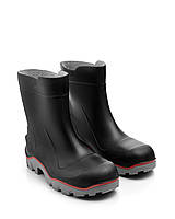 Всесезонні чоловічі гумові чоботи європейського стандарту колір чорно-сірий LITMAN Universa