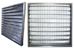 Жалюзі приточні без сервоприводу 1380*1380 мм