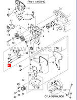 Болт кронштейна подушки Chevrolet Aveo Lacetti Tacuma Daewoo Nubira 1.6 (оригинал, GM)