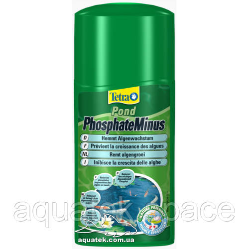 TetraPond PhosphateMinus знижує рівень фосфатів, пригнічує ріст водоростей, 250 мл на 5000 л
