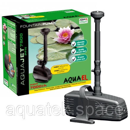 Помпа фонтанна Aquael Aqua Jet PFN 3500, 3500 л/год, висота підіймання 2,5 м