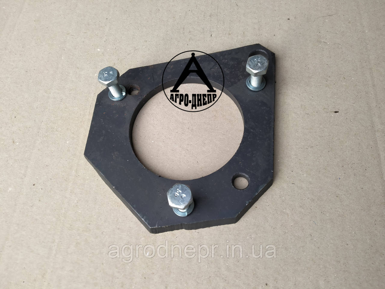 Перехідна Плита під стартер 2,8 кВт на МТЗ з маховиком під пусковий двигун ПДМ-50Л-РПД-2000, фото 1