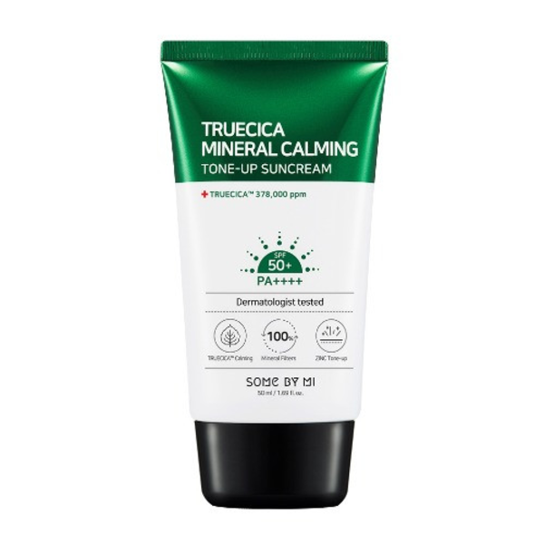 Заспокійливий сонцезахисний крем Some By Mi Truecica Mineral 100 Calming Tone-Up Suncream SPF 50+ PA++++ 50мл
