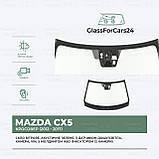 Лобове скло MAZDA CX5 (Кросовер) (2012 - 2017) OE - KD4763900B9D, KD4763900D9D, фото 2