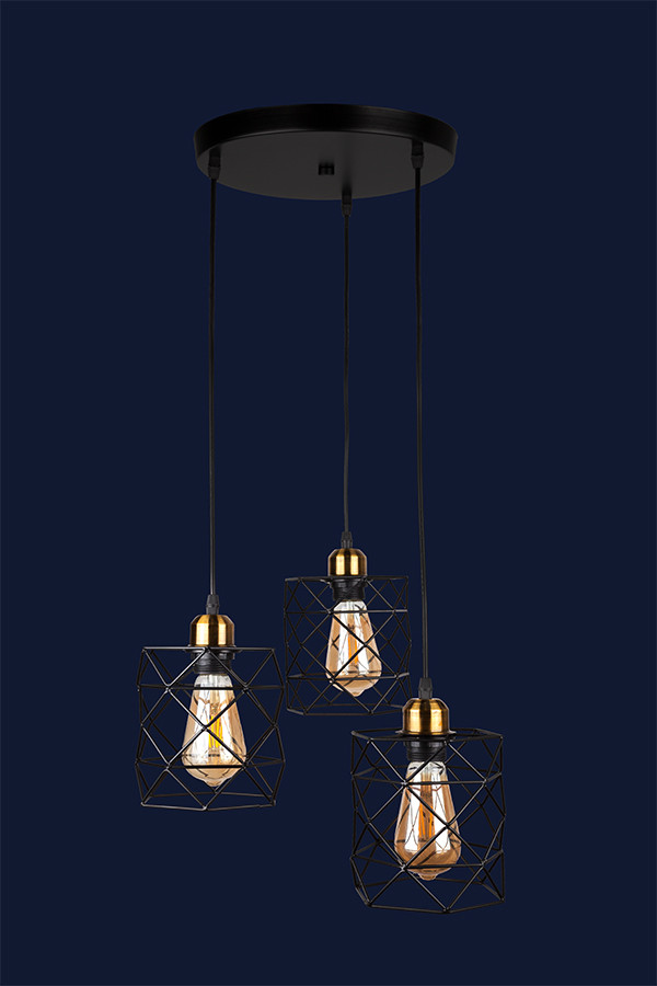 Loft люстра Levistella 756PR105F-3 BK+BRONZE (300)
