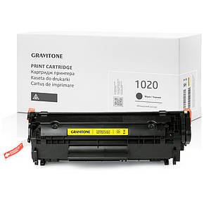 Картридж сумісний HP LaserJet 1020, підвищеної ємності, 3.000 стор., аналог від Gravitone