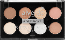 Палітра для контурування  alverde NATURKOSMETIK Professional Contour & Highlight Palette