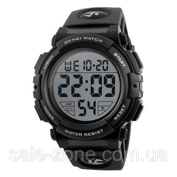 Мужские наручные спортивные часы Skmei 1258 Черный - фото 1 - id-p1591362514