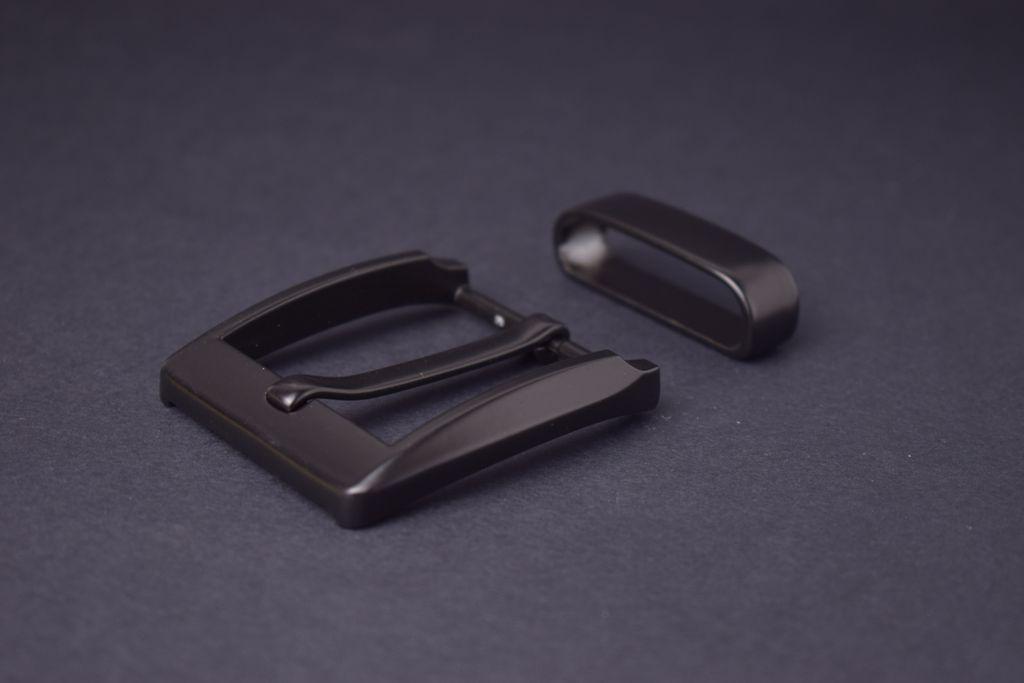 Ремінна пряжка - 40 мм (4 см) чорний матовий, ремінна пряжка 4 см ...