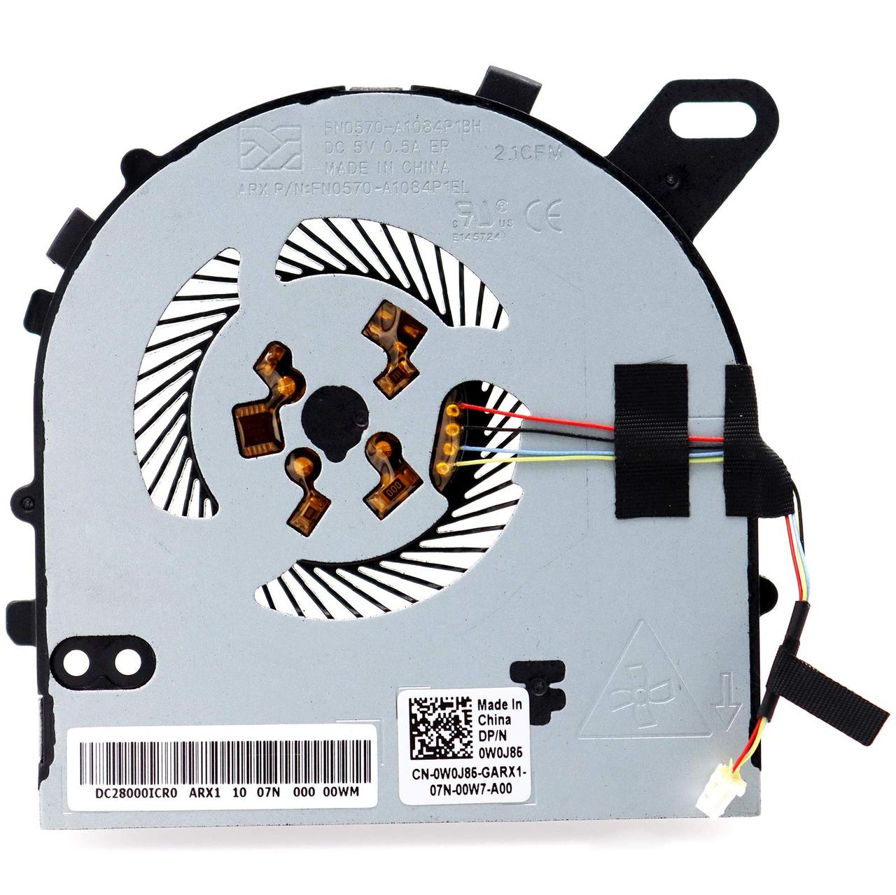 Оригінальний вентилятор кулер FAN для ноутбука Dell Inspiron 15-7560 (0W0J86, DC28000ICR0)