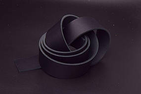 Ремінна смуга з покриттям - ширина 3.5 см, колір чорний