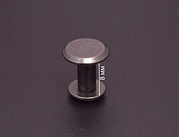 Гвинт ремінний 8 мм, чорний нікель (1 шт)