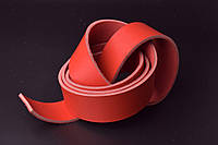 Ременная полоса с покрытием - ширина 4 см, цвет красный