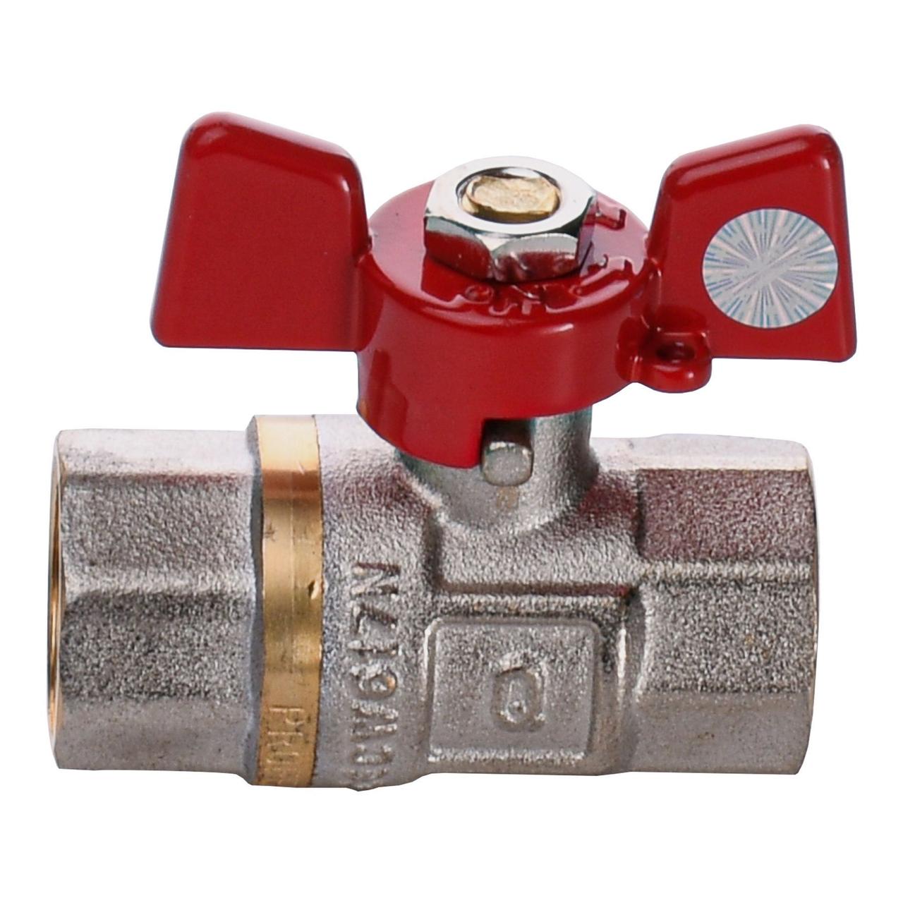 Кран кульовий прямий PROFESSIONAL 1/2" ВВ КБ PN40 QP151, фото 1