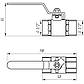Кран кульовий прямий PROFESSIONAL 1/2" ВВ КР PN40 QP151, фото 4
