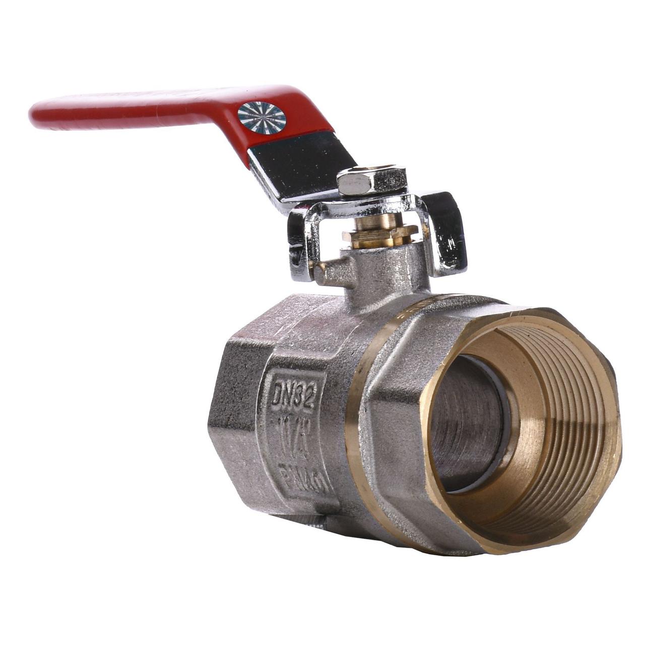 Кран кульовий прямий PROFESSIONAL 1 1/4" ВВ КР PN40 QP151, фото 1