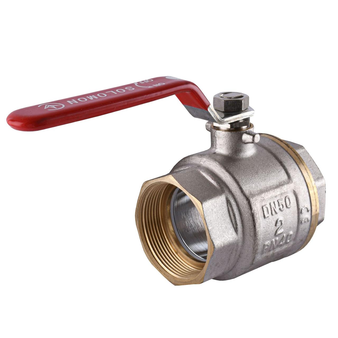 Кран кульовий прямий SOLOMON 2" ВВ КР PN40 В1001, фото 1