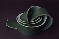 Ременная полоса с покрытием - ширина 4 см, цвет зеленый