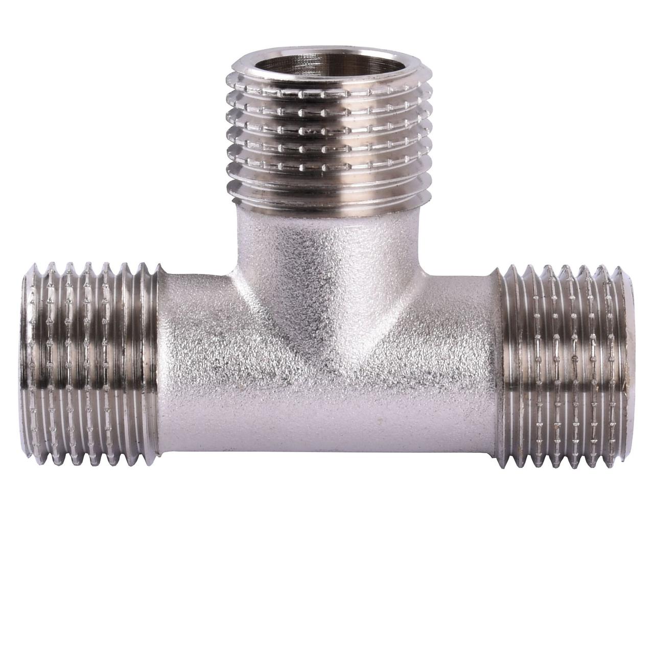 Трійник SOLOMON 1/2" ЗЗЗ нікель 8202 N, фото 1